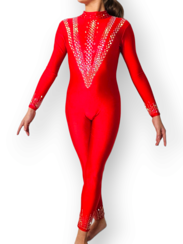 Kombinezon Akrobatyka Powietrzna Red Crystal 140 - Image 8