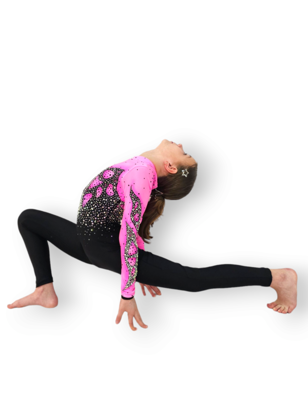 Kombinezon Aerial Hoop/ Aerial Silk Pink Glow 140/146