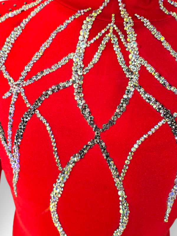 Kombinezon Akrobatyczny Elegant Red 152/158 - Image 5