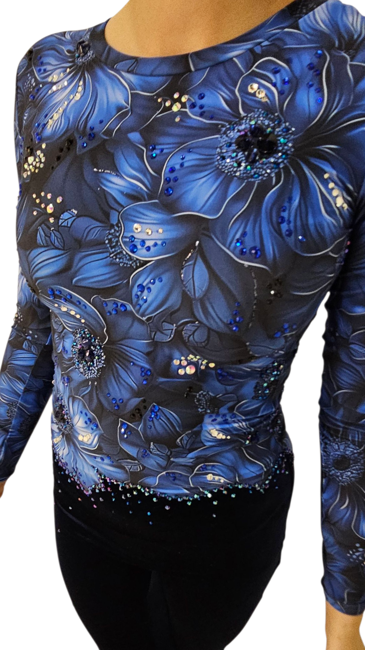 Kombinezon Akrobatyczny Szafirowe kwiaty S 164/172 - Image 4