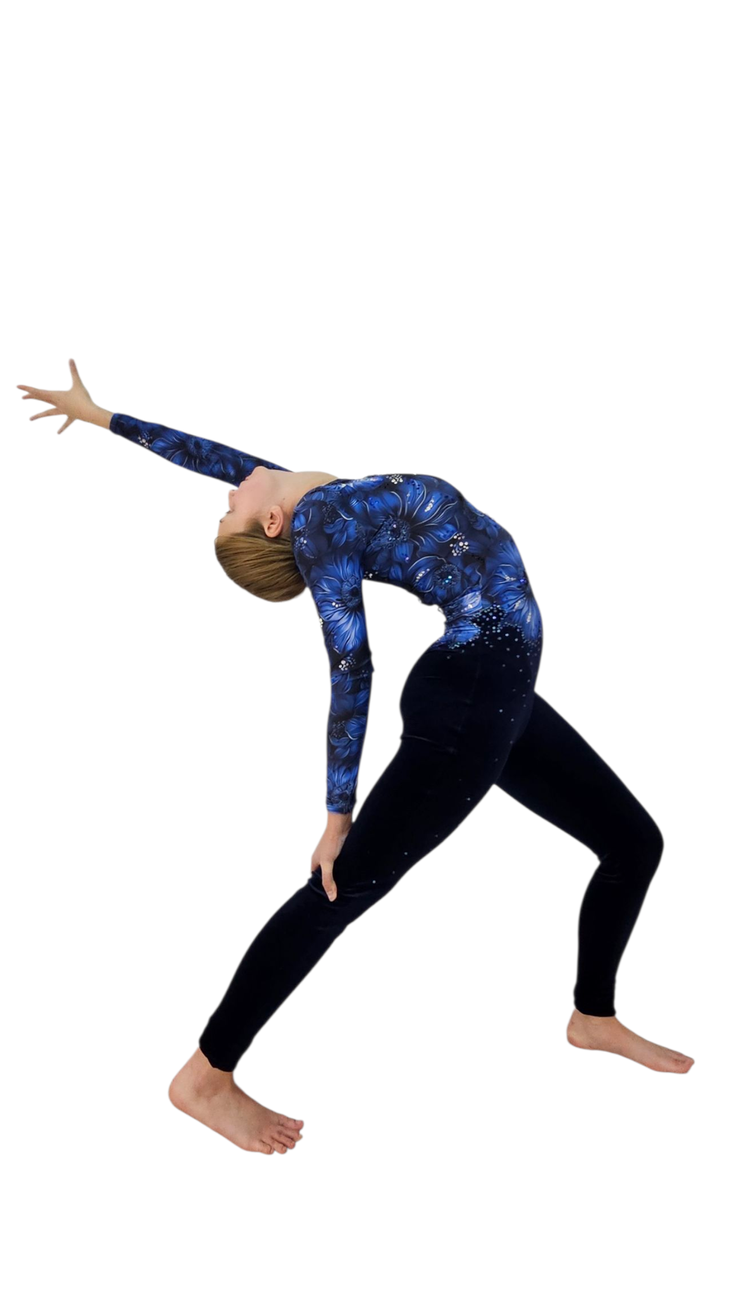 Kombinezon Akrobatyczny Szafirowe kwiaty S 164/172 - Image 3