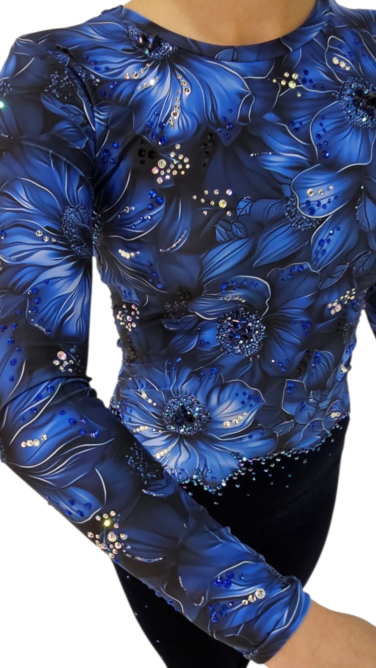 Kombinezon Akrobatyczny Szafirowe kwiaty S 164/172